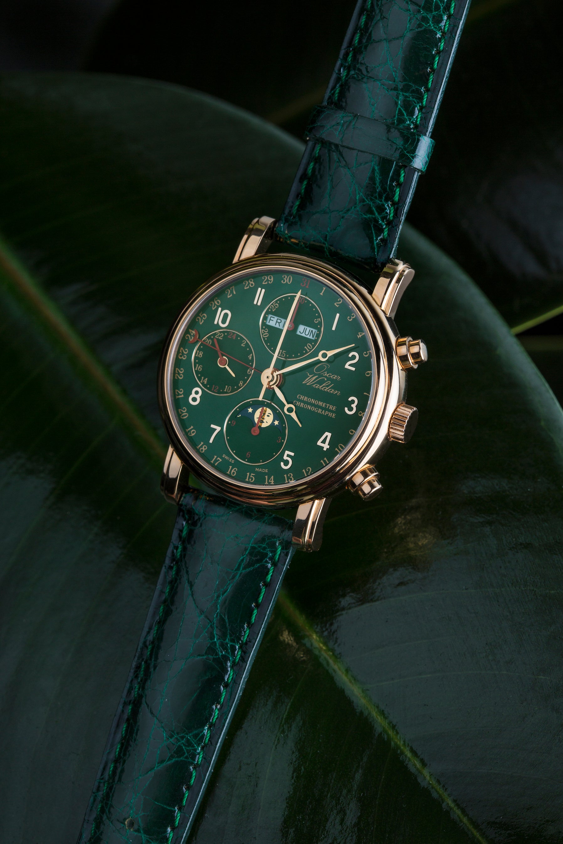 CHRONOGRAPH CHRONOMETER REF. 0195D - JAGUAR GREEN